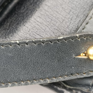 Pre-owned Christian Dior Trotter Navy Canvas shoulderbag | stylenewstar