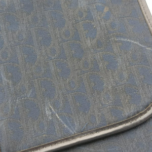 Pre-owned Christian Dior Trotter Navy Canvas shoulderbag | stylenewstar