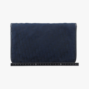 Pre-owned Christian Dior Trotter Navy Canvas shoulderbag | stylenewstar