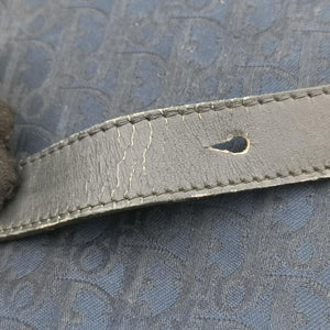 Pre-owned Christian Dior Trotter Navy Canvas shoulderbag | stylenewstar