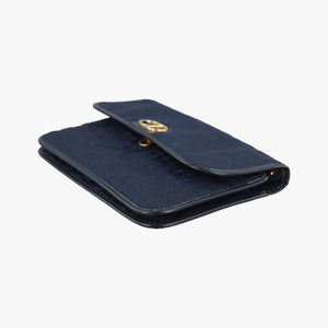 Pre-owned Christian Dior Trotter Navy Canvas shoulderbag | stylenewstar