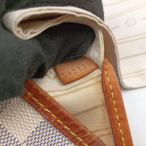 Secondhand Louis Vuitton Neverfull MM Azur Damier Canvas N51107 shoulderbag | stylenewstar