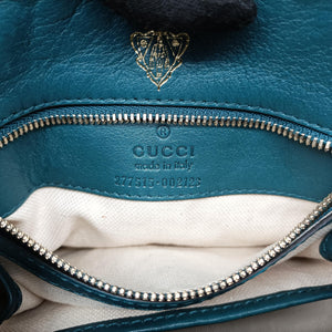 Secondhand Gucci Stirrup Green Leather 277515 shoulderbag | stylenewstar