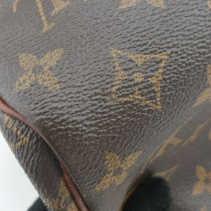 Pre-owned Louis Vuitton Speedy 30 BROWN Monogram Canvas M41528 handbag | stylenewstar