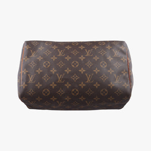 Pre-owned Louis Vuitton Speedy 30 BROWN Monogram Canvas M41528 handbag | stylenewstar