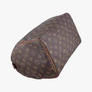 Pre-owned Louis Vuitton Speedy 30 BROWN Monogram Canvas M41528 handbag | stylenewstar