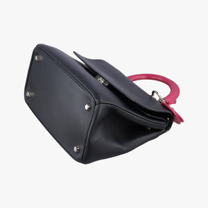 Vintage Christian Dior Be Dior Black Leather shoulderbag | stylenewstar