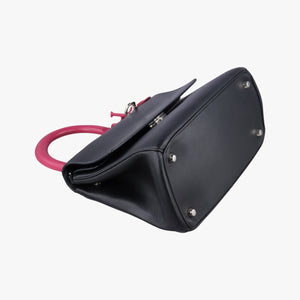Vintage Christian Dior Be Dior Black Leather shoulderbag | stylenewstar