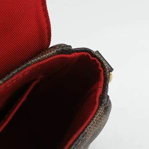 Pre-owned Louis Vuitton Croisette Ebene Damier Canvas N53000 shoulderbag | stylenewstar