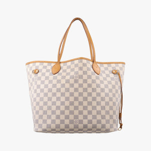 Vintage Louis Vuitton Neverfull MM Azur Damier Canvas N51107 shoulderbag | stylenewstar