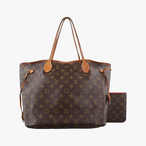 Pre-owned Louis Vuitton NEVERFULLMM Brown Monogram Canvas M40156 shoulderbag | stylenewstar