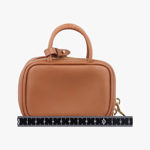 Pre-owned Miu Miu Beau Micro Brown Leather handbag | stylenewstar