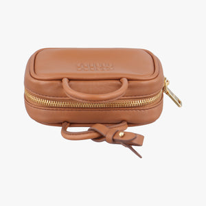 Pre-owned Miu Miu Beau Micro Brown Leather handbag | stylenewstar