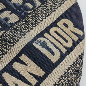 Pre-owned Christian Dior Saddle Navy Jacquard shoulderbag | stylenewstar