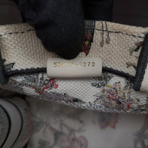 Pre-owned Christian Dior Book Tote White x Multicolour Jacquard handbag | stylenewstar
