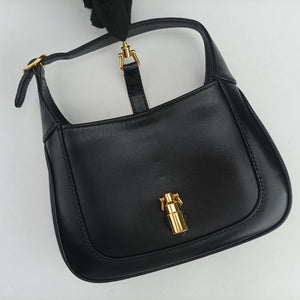 Secondhand Gucci JACKIE 1961 Black Leather 637091 shoulderbag | stylenewstar