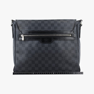Pre-owned Louis Vuitton DANIEL MM Noir Damier Graphite N58029 shoulderbag | stylenewstar