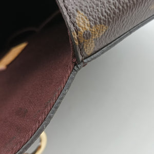 Pre-owned Louis Vuitton Cluny MM Brown Monogram canvas×calf leather M43236 shoulderbag | stylenewstar
