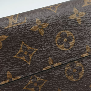 Pre-owned Louis Vuitton Cluny MM Brown Monogram canvas×calf leather M43236 shoulderbag | stylenewstar