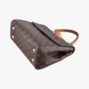 Pre-owned Louis Vuitton Cluny MM Brown Monogram canvas×calf leather M43236 shoulderbag | stylenewstar