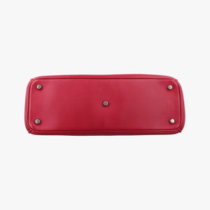 Pre-owned Christian Dior Diorissimo Red Leather shoulderbag | stylenewstar
