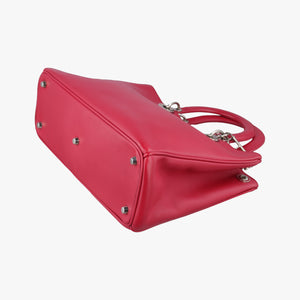 Pre-owned Christian Dior Diorissimo Red Leather shoulderbag | stylenewstar