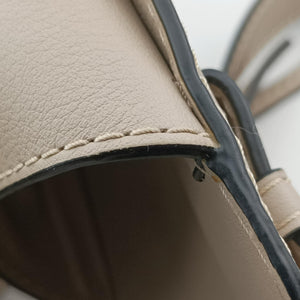 Pre-owned Loewe Hammock Beige Canvas × Leather shoulderbag | stylenewstar