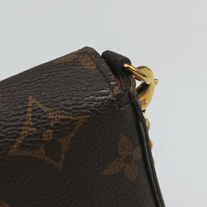 Pre-owned Louis Vuitton Pochette Felicie Brown Monogram Canvas M61276 shoulderbag | stylenewstar
