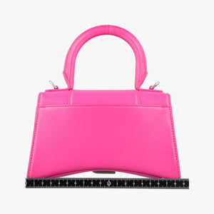 Pre-owned Balenciaga Hourglass Pink leather shoulderbag | stylenewstar