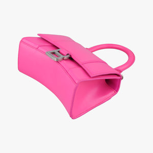 Pre-owned Balenciaga Hourglass Pink leather shoulderbag | stylenewstar