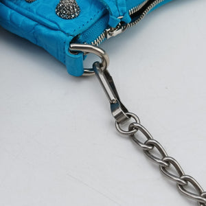 Vintage Balenciaga Le Cagole Mini Blue Leather 695814 shoulderbag | stylenewstar