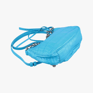 Vintage Balenciaga Le Cagole Mini Blue Leather 695814 shoulderbag | stylenewstar