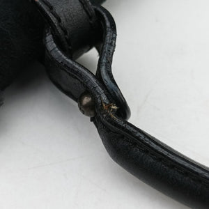 Pre-owned Fendi Zucca Borse Magic Black Suede × Leather 8BN143 handbag | stylenewstar