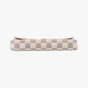 Pre-owned Louis Vuitton Pochette FeLICIE AZUR Damier Canvas N63106 shoulderbag | stylenewstar