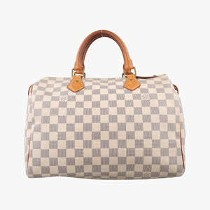 Secondhand Louis Vuitton Speedy 30 AZUR Damier Canvas N41533 handbag | stylenewstar
