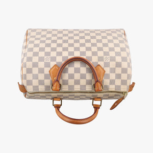 Secondhand Louis Vuitton Speedy 30 AZUR Damier Canvas N41533 handbag | stylenewstar
