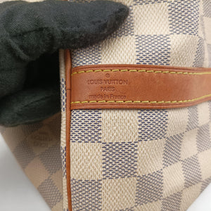 Pre-owned Louis Vuitton Speedy 35 AZUR Damier Canvas N41535 shoulderbag | stylenewstar