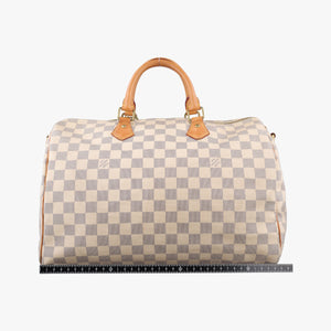 Pre-owned Louis Vuitton Speedy 35 AZUR Damier Canvas N41535 shoulderbag | stylenewstar