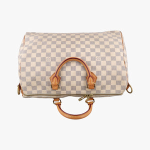 Pre-owned Louis Vuitton Speedy 35 AZUR Damier Canvas N41535 shoulderbag | stylenewstar