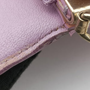 Pre-owned VERSACE Medusa quilted chain Pink Patent  shoulderbag | stylenewstar