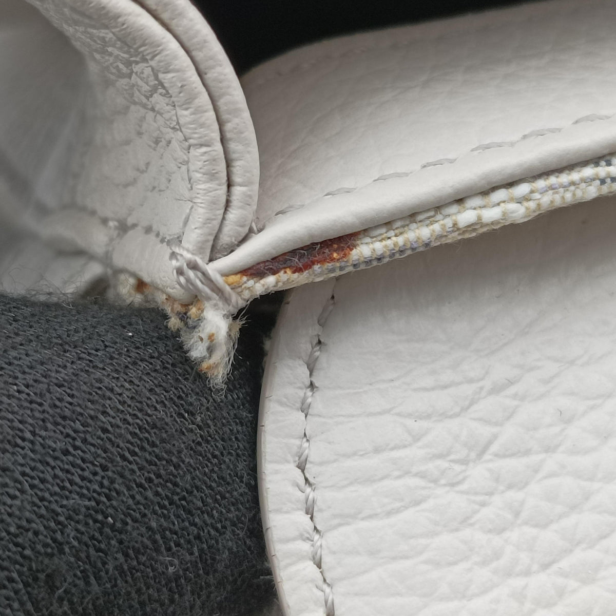 Pre-owned Christian Dior Saddle White Jacquard × Leather  shoulderbag | stylenewstar