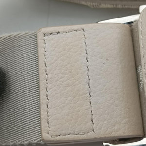 Pre-owned Christian Dior Saddle White Jacquard × Leather  shoulderbag | stylenewstar