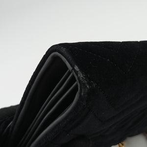 Vintage Gucci GG Marmont Black velour 474575 shoulderbag | stylenewstar