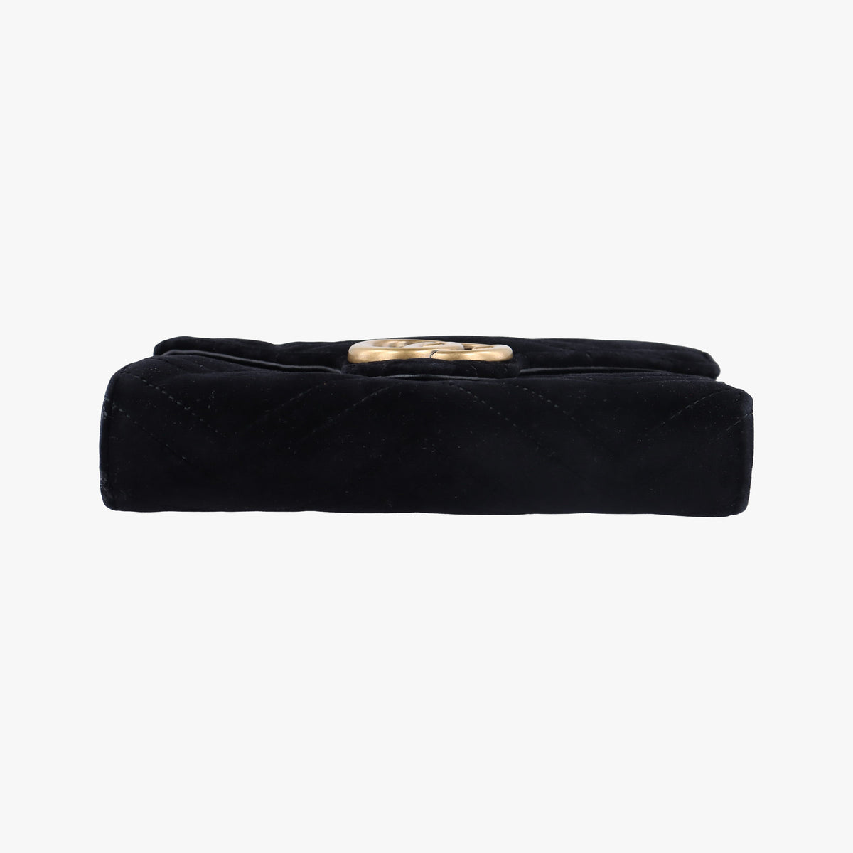 Vintage Gucci GG Marmont Black velour 474575 shoulderbag | stylenewstar