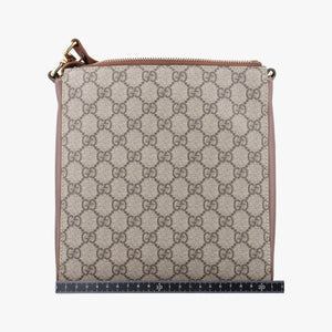 Vintage Gucci GG RETRO Messenger Beige×Brown PVC coated canvas×leather 681021 shoulderbag | stylenewstar