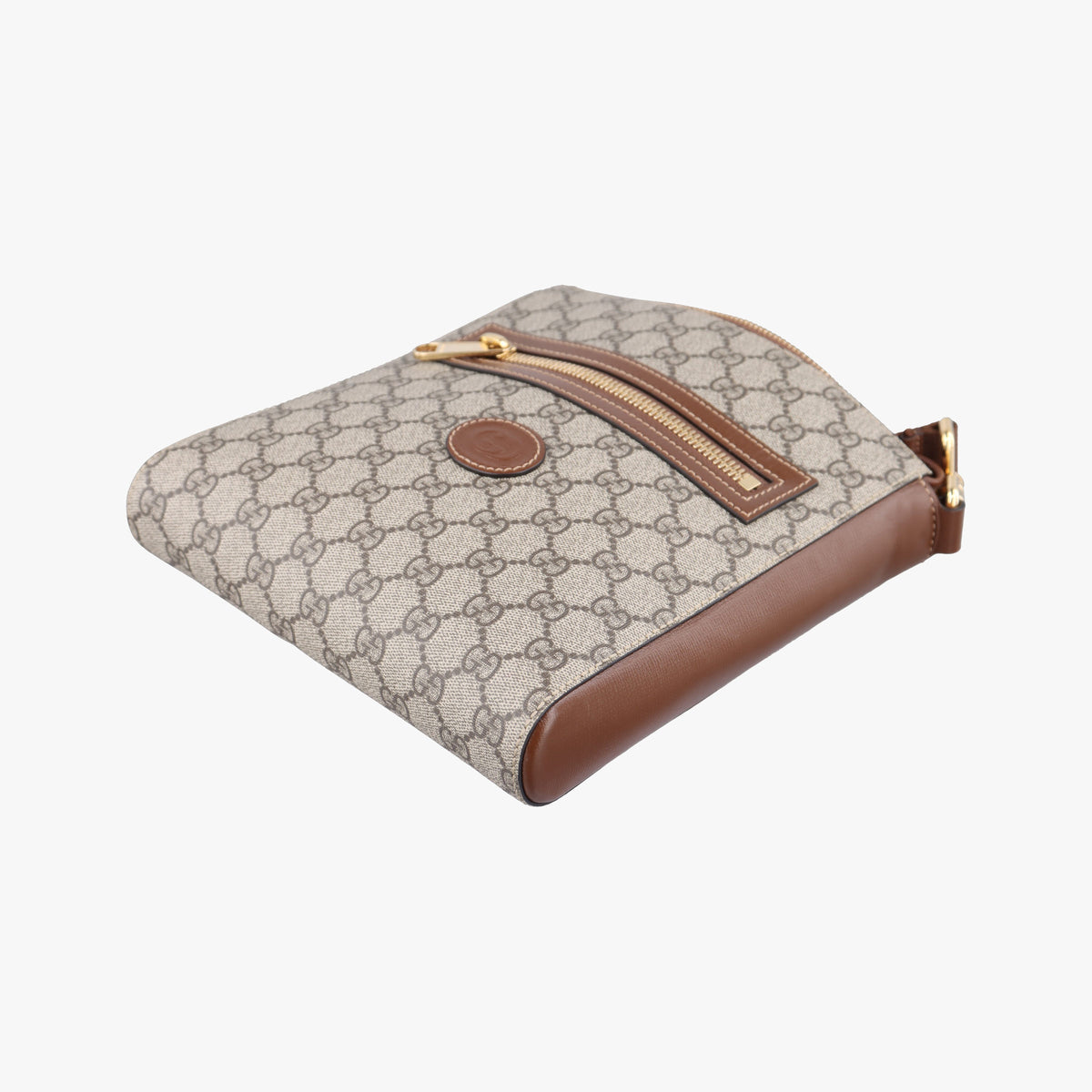 Vintage Gucci GG RETRO Messenger Beige×Brown PVC coated canvas×leather 681021 shoulderbag | stylenewstar