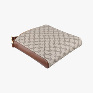 Vintage Gucci GG RETRO Messenger Beige×Brown PVC coated canvas×leather 681021 shoulderbag | stylenewstar