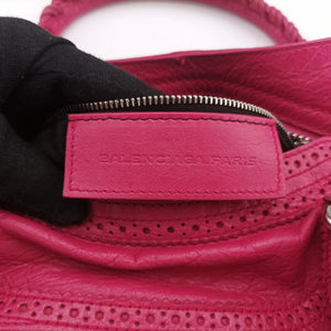Vintage Balenciaga Giant Broad City Pink lambskin  shoulderbag | stylenewstar