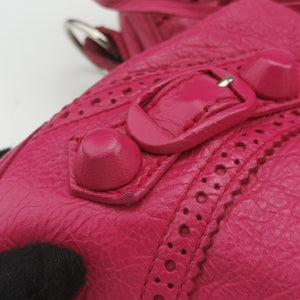 Vintage Balenciaga Giant Broad City Pink lambskin  shoulderbag | stylenewstar