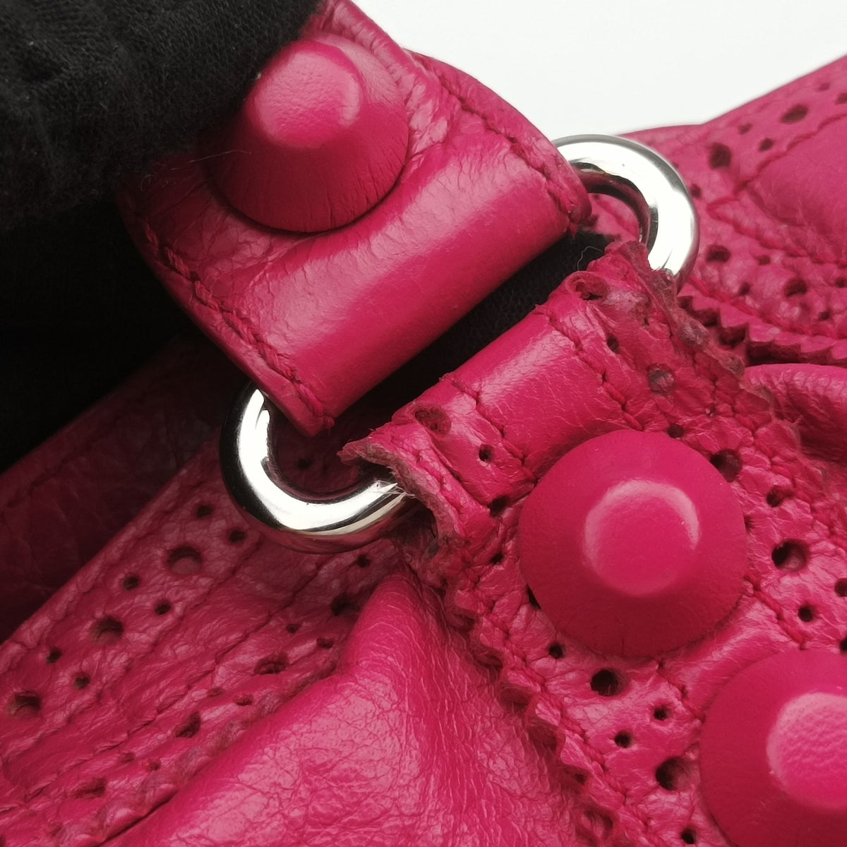 Vintage Balenciaga Giant Broad City Pink lambskin  shoulderbag | stylenewstar